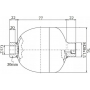 HYDROAKUMULATOR 0,16 L Z ELEKTROZAWOREM NO 12V